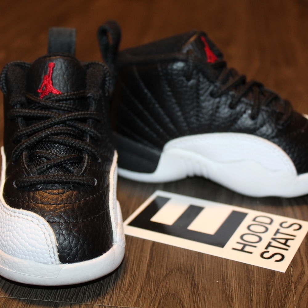 Air Jordan 12 Retro Playoffs Infant Size 4c Sneakers - Picture 8 of 13